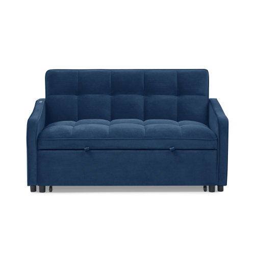 Latitude Run® Collinward 53" Upholstered Sleeper Sofa Loveseats Sofa